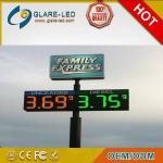 Outdoor Waterproof Gas LED Signs with Red Tube Chip Color 8.889/10 Number Format