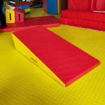 Children Indoor Gymnastics Cheese Mat / Skill Shape Mats For Shopping Center
