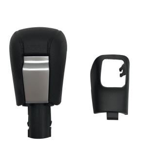 China Plastic Black Leather Car Gear Shift Knob Cover for HONDA Civic FC1 FC7 2015 2016 2017 factory