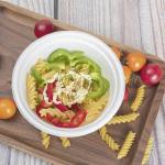 Disposable Biodegradable Sugarcane Bagasse Bowl 175mm Sugarcane Fiber Bowl