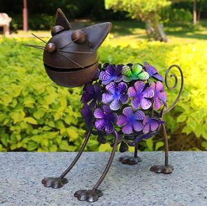 China 9.8 Inch Cat Solar Statue factory