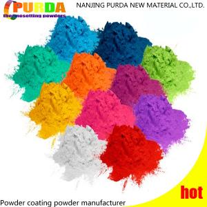China Pantone Color Polyester Powder Coating , Anti Corrosion Powder Coating factory
