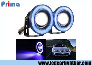 China 3.5 Inch Projector Led Fog Lights , Halo Angel Eye Rings Car Fog Lamps factory