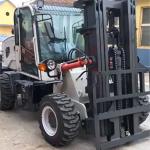 3.5 Ton 3 Ton 3000 Kg Off Road Fork Truck 4x4 4wd Diesel Rough Terrain Forklift