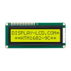 China 16x2 Character LCD Display Module STN+Gray Serial With Yellow Green Backlight factory