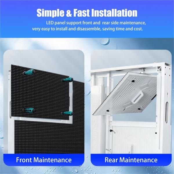 P5.7 Fixed Outdoor LED Screen Refresh Rate 3840Hz 8000cd/M2 Brightness