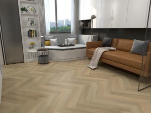 China Herringbone Click Lock SPC Vinyl Flooring Water Proof 12 Mil factory