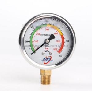 China PG-026 Special pressure gauge for high pressure equipment factory