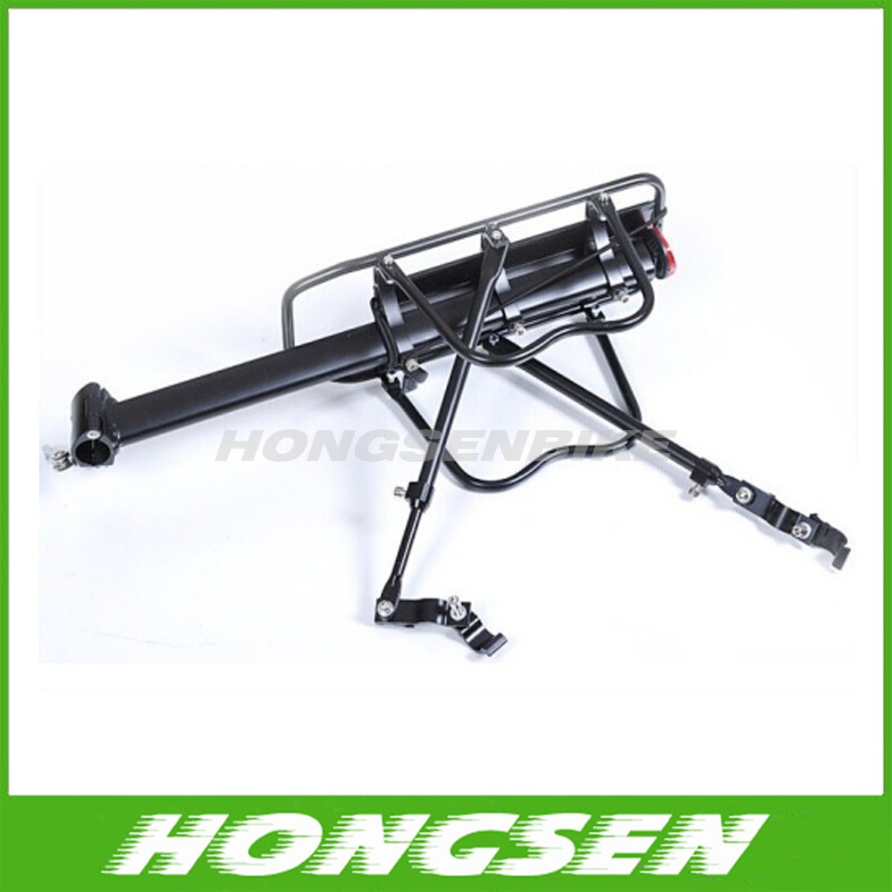 Storage shelves and quickly release design of bicycle adjustable carrier