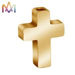 Hypoallergenic 15x20MM SS Cross Pendant For Men'S Necklace