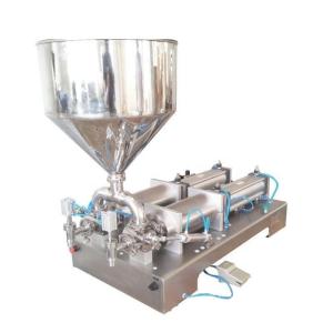 Automatic Jam Sauce Cream Paste Food Rotor Pump Filling Machine For High Viscous