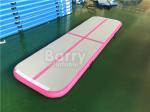 Home Inflatable Air Track Tumbling Gymnastics Mats / Customized PVC Sport Air