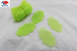 China Printed Cute Spiral Hook And Loop Hair Rollers , Baby Green Heated sponge hair rollers factory