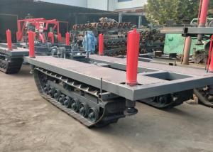 China Electric Start Drilling Rig Track Chassis Supports Customization For Transmission Drive factory