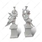 Life Size Angel White Marble Statue Figurine Fountain Outdoor Garden Carving