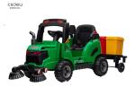 Children's engineering car toy car. cleaning trolley trash can/Cleaning plate