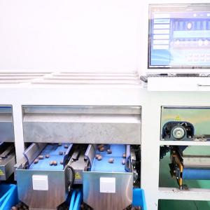 CE Endorsed Pecan Nuts Sorting Machine 7kW 380V Capable 1-2 Tons With 8 Gates