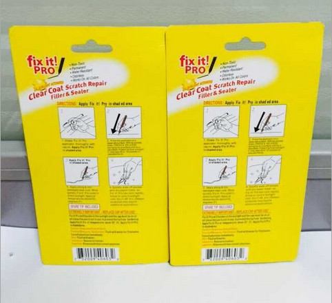 Fix It Pro Car Scratch Repair Remover Pen Clear Coat Applicator