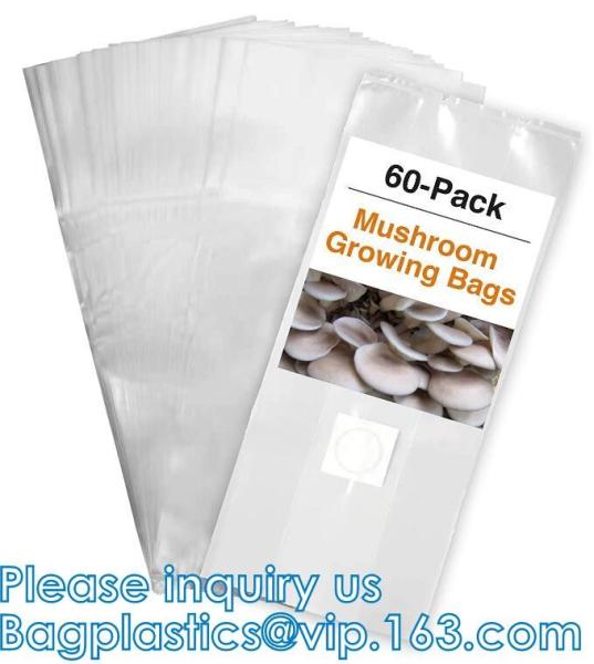 Autoclavable Mushroom Growing Bags, Mushroom Spawn Bags, Stand Up Durable Bags,