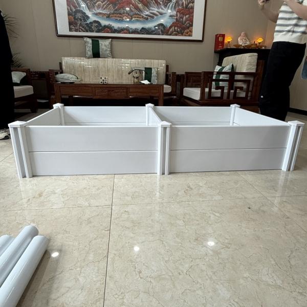 Durable Pvc Rectangular Planter Boxes Weather Resistant ISO9001