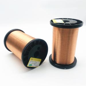 China Solderable Polyurethane Enameled Copper Wire 46 Awg 0.04mm factory