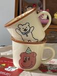 Multifunctional Portable Ceramic Coffee Cups Microwave Dishwasher Cold Resistant