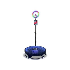 China Tempered Glass Automatic RGB 360 Photo Booth For Party factory