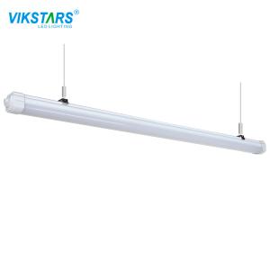 China Gray 72W Tri Proof LED Light Batten Waterproof 180deg Beam Angle factory