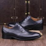 Durable Fashion Mens Slip On Leather Sneakers Spring / Summer Flat Casual Shoes