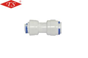 China K1564 White Plastic Straight Quick Connector Equal Shape With 1/4'' 3/8'' Tube Pore factory