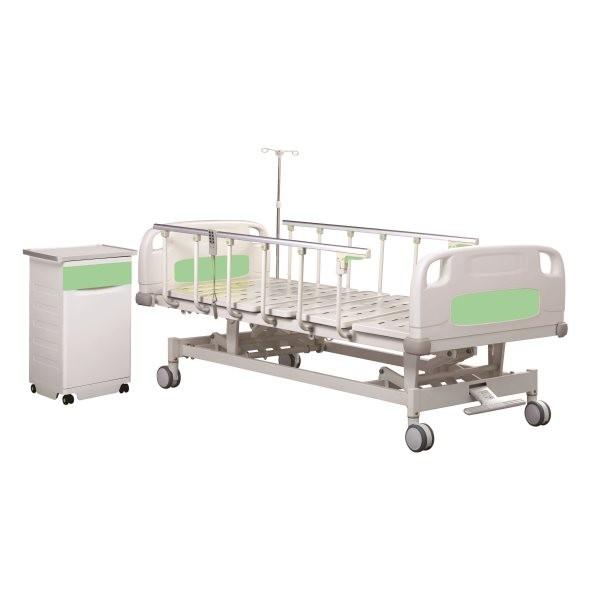 3 Movements ISO 9001 750MM Adjustable Electric Hospital Bed Three Function