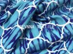 Moisture Wicking Yoga Wear Fabric Double Printing Patterns