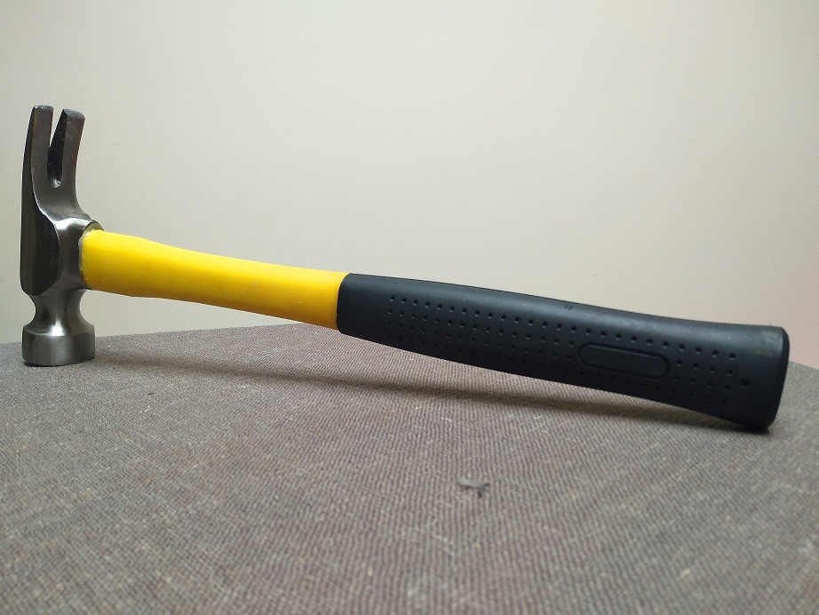 Steel Claw Hammer/Nail hammer(HKSP) 42cm Length handle,polishing surface and good price hand tools