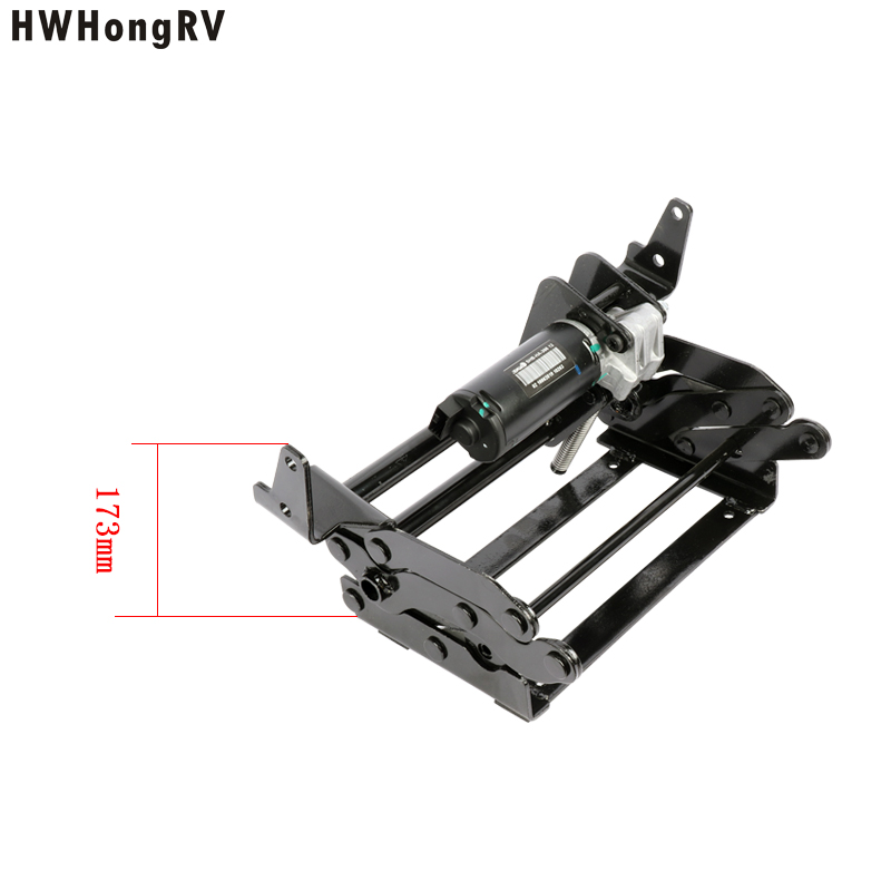 Car seat electric leg rest seat modification leg support commercial vehicle seat electric push rod type leg rest