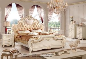 China Oak Veneer Bedroom Sets Italian Furniture Manufacture King Bedroom Set 9005 factory