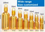 High quality Luxury Cosmetic Package 10ml 20ml 30ml 50ml Electroplating Gold