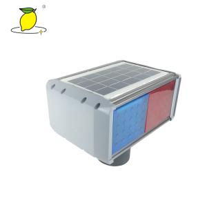 China Professional LED Barricade Warning Lights Solar Powered For Traffic Control factory
