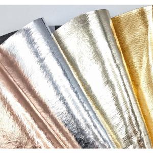 China Boxes Packing Leather Saffiano Cross PVC Metallic Film Faux Leather Projects factory