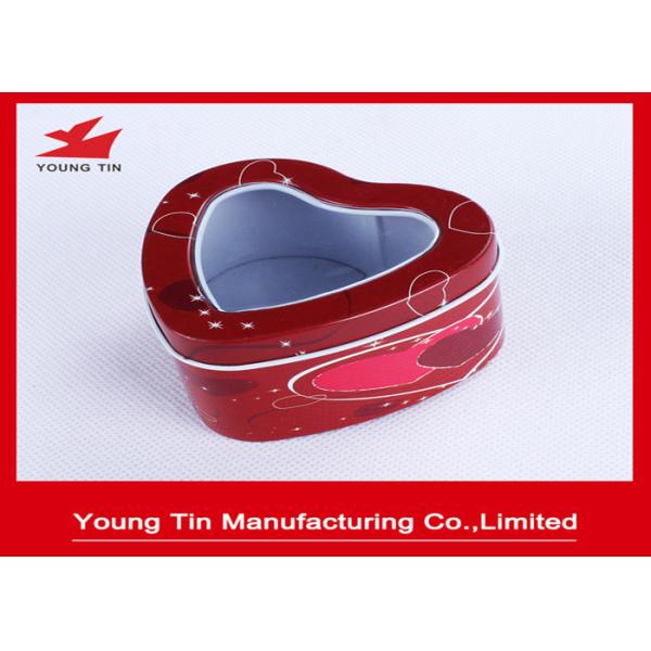 China Wedding Candy Packaging Heart Shaped Tin Box factory