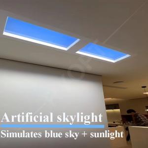China 120x30 Faux Daylight Artificial Skylight Panels Circadian Lighting Healthcare factory