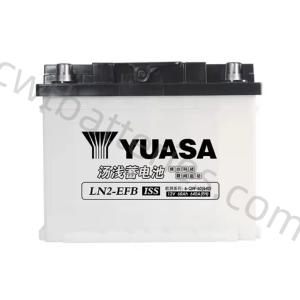 China ISS Active Motorcraft Car Battery 12V 60Ah YUASA LN2-EFB For Stop Vehicles factory
