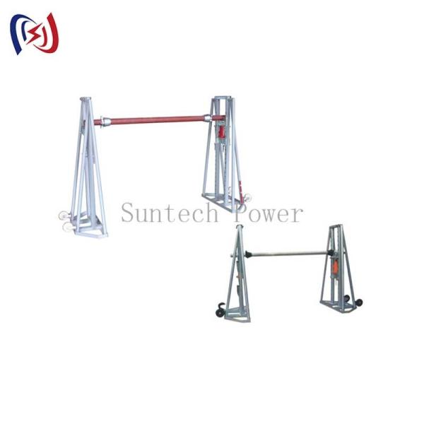 China 50KN-300KN Wire Reel Stand Hydraulic Heavy Duty Reel Stands factory