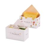 Recyclable Food-Grade Kraft Burger Boxes Multi-Purpose Pizza Sandwich Packaging