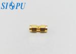 SMA Male to SMA Male RF Coaxial Adapter – Brass Body