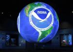 P4 Stage Creative Led Display Ball 1920hz 360 Degree With Diameter 1.5m