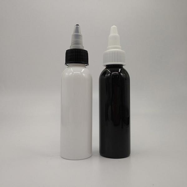 5000pcs Custom Logo Smooth Surface Clear Black Dropper Dispenser Bottles With