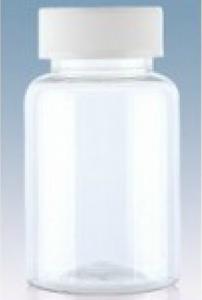 China Medical Grade Plastic Screw Top Bottles , 80ml Tablet Clear Plastic Bottles factory