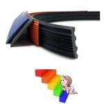 Stair Safety Guaranteed With L Shape PVC Non Slip Rubber Stair Nosing Edge Trim