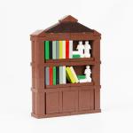 City accessories home room scene study furniture magic books bookshelf Building