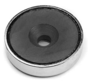 China Ferrite Magnet Pot with Countersunk Hole factory